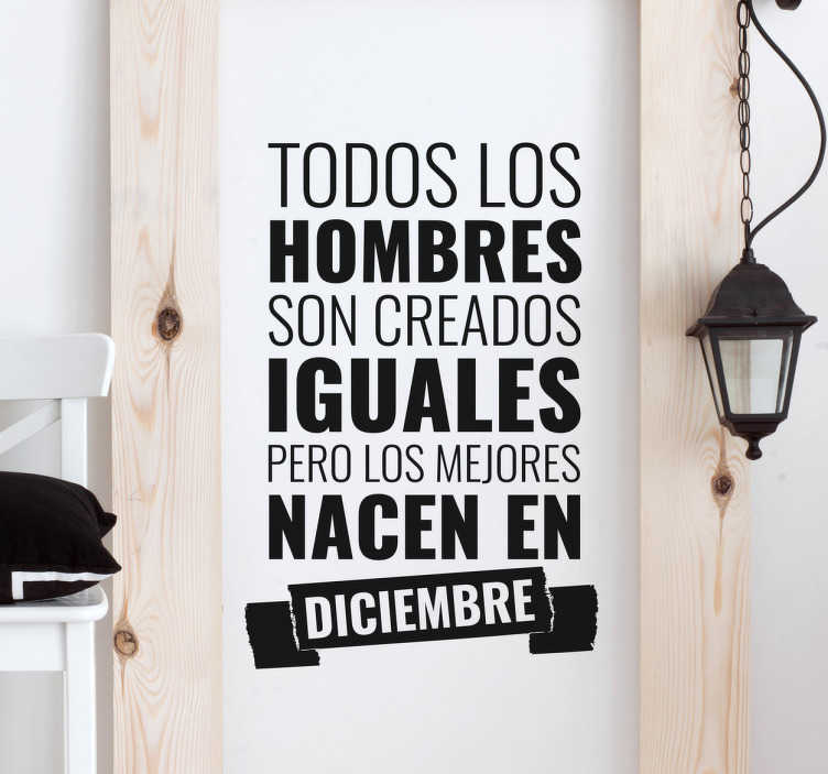 Vinilo los mejores son mes personalizable - TenVinilo
