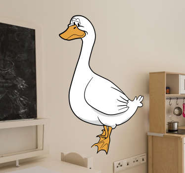 sticker illustration d'une oie - TenStickers