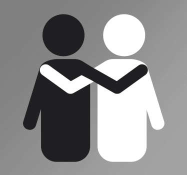 Anti-Racism Decorative Wall Sticker - TenStickers