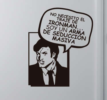 Pegatinas para ingenieros Iron Man - TenVinilo