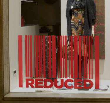 Barcode Sales Sticker - TenStickers