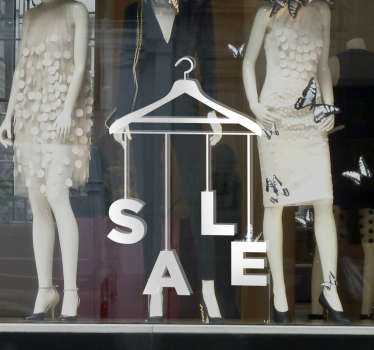 商业贴纸 英国贴纸衣架 - TenStickers