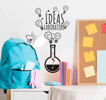 ideas laboratory teenage wall decals - TenStickers