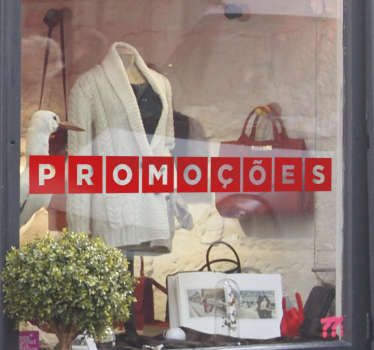 Sticker promoções quadrados - TenStickers