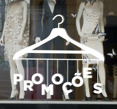 Autocolante promoções cabide - TenStickers