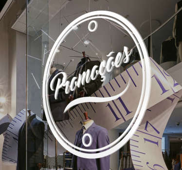Autocolante promoções círculo - TenStickers