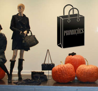 Autocolante compras promoções - TenStickers