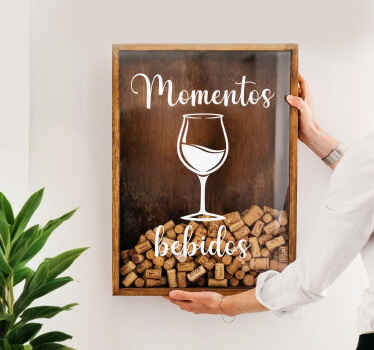 Vinilo bebida momentos bebidos - TenVinilo