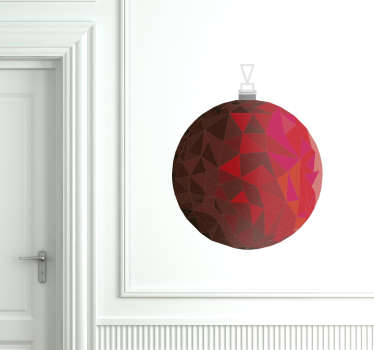 Vinilo flat bauble ruby - TenStickers