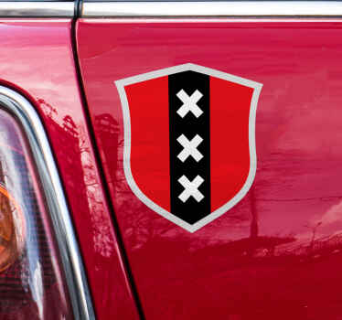 Amsterdams schild autosticker - TenStickers