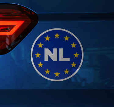 Nederland europa autosticker - TenStickers