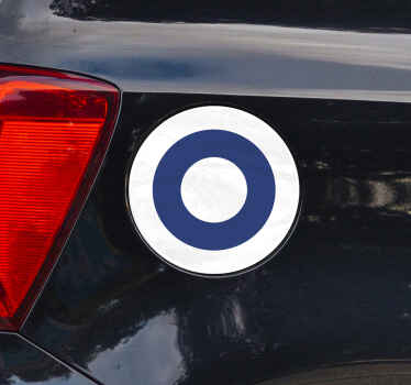 Suomen armeijan kokardi autotarra - Tenstickers