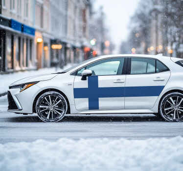 Suomen sininen risti autotarra - Tenstickers