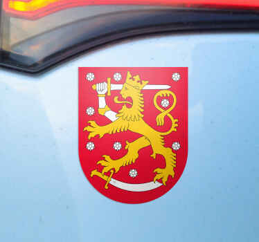 Suomen vaakuna autotarra - Tenstickers
