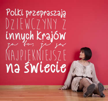 Naklejka dekoracyjna Polki - TenStickers