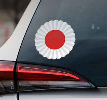 Naklejka na samochód kokarda polska - TenStickers