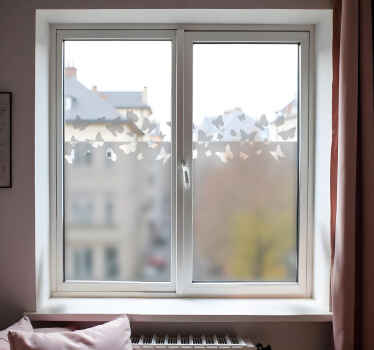 Naklejka na szyby z motylami - TenStickers