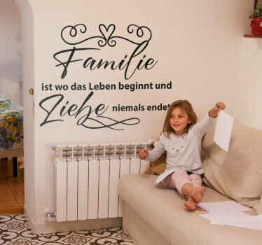 Wandtattoo familiendefinition - TenStickers