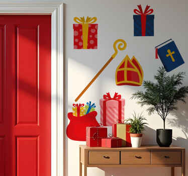 cadeau sticker pack sinterklaas sticker - TenStickers