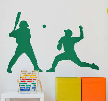 Baseball Wall Sticker - TenStickers