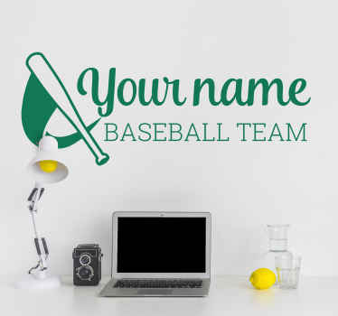 Personalized Basketball Team Name wall sticker - TenStickers