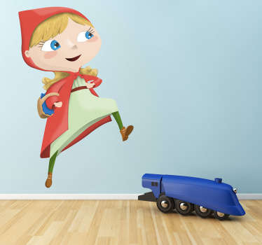 Little Red Riding Hood Sticker - TenStickers