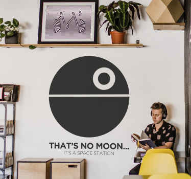 Tähtisota kuoleman tähden seinä tarra - Tenstickers