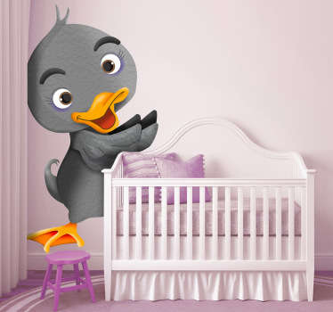 Dječja ružna patkica zidna naljepnica - TenStickers