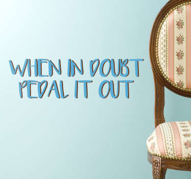 Epäilemättä poljin sen ulos tarra - Tenstickers