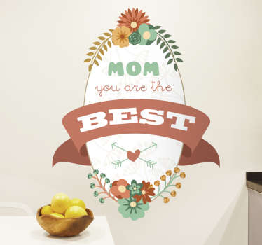 Sticker Mom I Love You - TenStickers