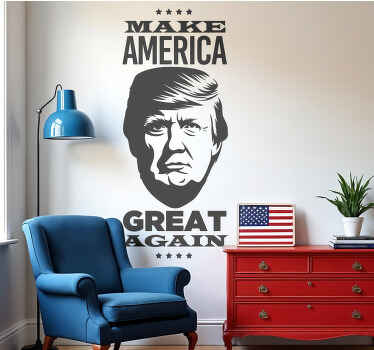 make America great again wall sticker - TenStickers