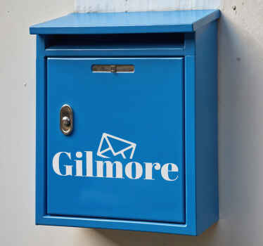 Custom mailbox name postbox sticker - TenStickers