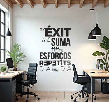 Vinilo oficina èxit suma de petit esforços - TenVinilo