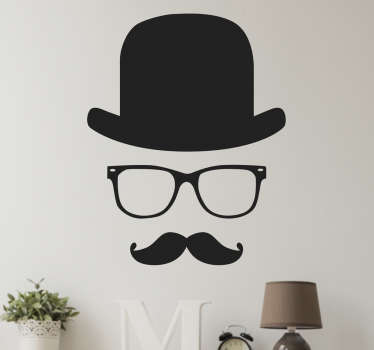 Gentleman sticker de perete - TenStickers