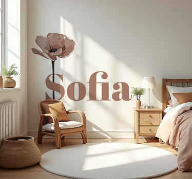 Vinilo PlayStation flor mocha mousse - TenVinilo