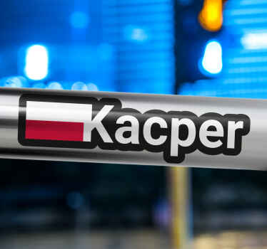 Profesjonalne naklejka na rower pakiet nazw i flag - TenStickers