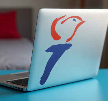 Fakkel van de bevrijdingsdag feestdagen sticker - TenStickers