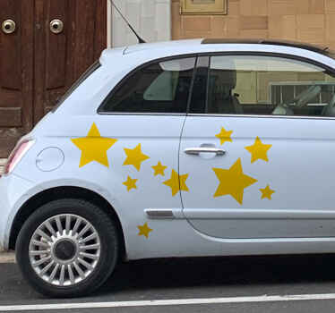Car sticker stars set collection - TenStickers