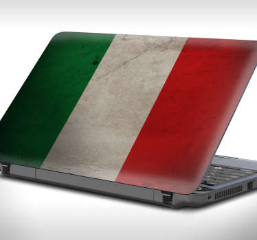 adesivo pc bandiera italiana - TenStickers
