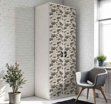 αυτοκόλλητο έπιπλα vintage φλοράλ - TenStickers