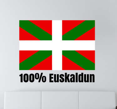 Vinilo bandera de Euskadi Euskaldun - TenVinilo