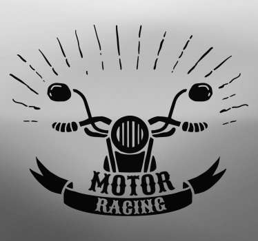Motorrad Aufkleber classic racing - TenStickers