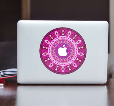 Naklejka na MacBooka mandala - TenStickers