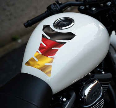 Motorrad Aufkleber deutsche flagge - TenStickers