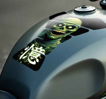 Múmia halála motoros matrica - TenStickers