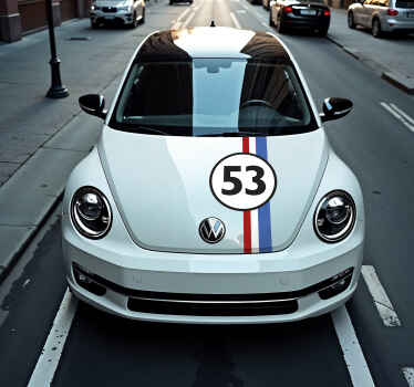 Autoaufkleber herbie -nummer - TenStickers