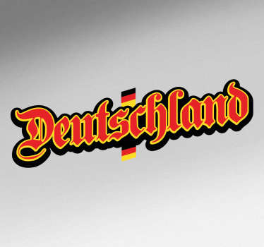 Deutschland Wandtattoo - TenStickers