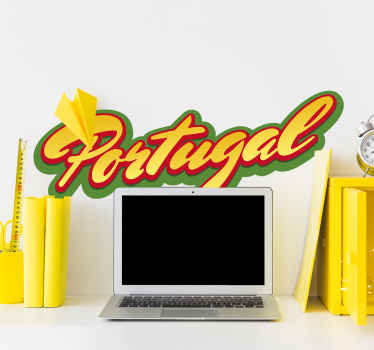 Autocolante de texto Portugal - TenStickers
