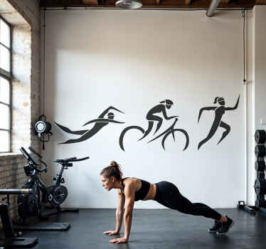 Sticker Olympia decathlon frauen zahlen - TenStickers