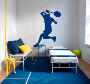 Tennis player wall sticker - TenStickers